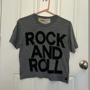 Aviator Nation Grey Rock & Roll Tee